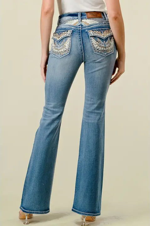 Bootcut Bling Jeans - Womens Westfield Eagle Brand